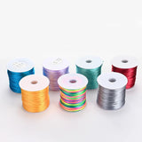 1mm Multicolor Chinese Knot String Nylon Rope for DIY Jewelry Making