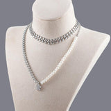 C242 DIY Chain 18k Rhodium Plated Copper Charm 1m/lot