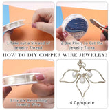 Copper Wire for Jewelry Making DIY - 0.3mm, 0.4mm, 0.5mm