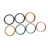 Round Loop Circle Eardrop Accessories Metal Pendant Earring Necklace Charms