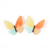 10pcs Colorful Butterfly Wings Acrylic Pendants Jewelry DIY Earrings