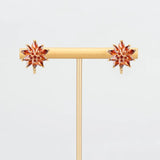 Nickel Free 18k Plated Zircon Ear Clip Earrings for Women