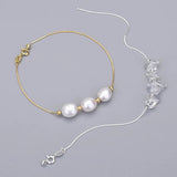 925 Sterling Silver Adjustable Chain for DIY Bracelet Making