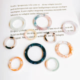 Round Circle Resin Plastic Acetic Acid Eardrop 10pcs