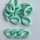 50pcs Acrylic Chains Beads Twisted Chain Link Loose Beads for DIY Jewelry