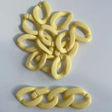 50pcs Acrylic Chains Beads Twisted Chain Link Loose Beads for DIY Jewelry