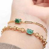 18k Plated Zircon Pendant 6pcs