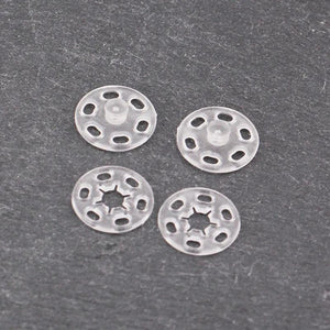 100pcs Small Invisible Resin Snap Buttons DIY Sewing Accessory