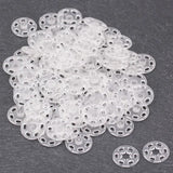 100pcs Small Invisible Resin Snap Buttons DIY Sewing Accessory