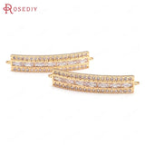 Champagne Brass Zircon Charms Pendants