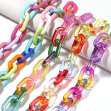 Acrylic Twisted Chains Beads DIY Jewelry Findings 20-100pcs