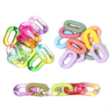 Acrylic Twisted Chains Beads DIY Jewelry Findings 20-100pcs
