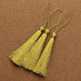 30pcs/lot 40 60 80mm Long Rayon Thread Silk Tassels for Jewelry Making