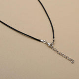 10pcs Waxed Cotton 2mm 1.5mm Wax Cord Necklace Cords with Extended Chain