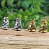 100pcs Metal Bead Caps 8x6mm Antique Gold/Silver DIY Jewelry Findings