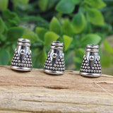 100pcs Metal Bead Caps 8x6mm Antique Gold/Silver DIY Jewelry Findings