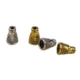 100pcs Metal Bead Caps 8x6mm Antique Gold/Silver DIY Jewelry Findings