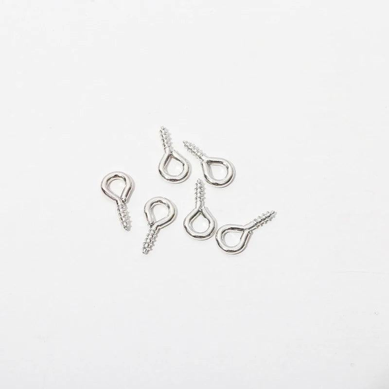 500Pcs Mini Screw Eye Pins Jewelry Making DIY Charms Findings Y01