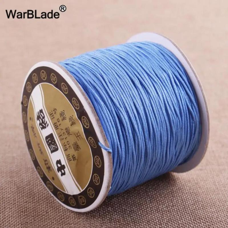 120m 0.8mm Cotton Cord Jewelry Making Knot String Rope DIY