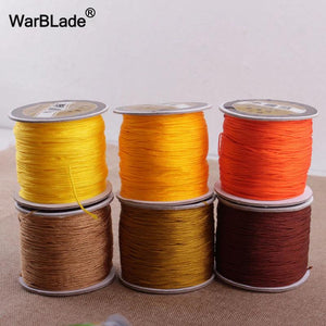 120m 0.8mm Cotton Cord Jewelry Making Knot String Rope DIY