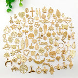 100Pcs Mix KC Metal Animal Charms Beads DIY Jewelry Making Accessories