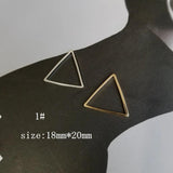 Minimalist Handcrafted Earrings - Gold, Silver, Copper, Geometric Shapes