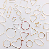 Minimalist Handcrafted Earrings - Gold, Silver, Copper, Geometric Shapes