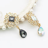 10Pcs Square Rhinestone Wedding Decor