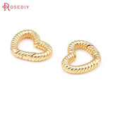 4PCS 24K Color Brass Connect Clasps Jewelry Making Diy Findings Accessories