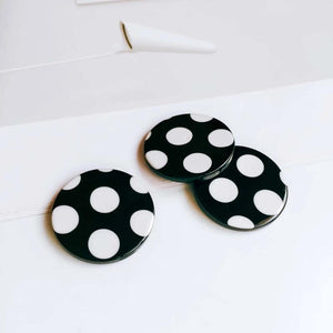 10pcs Resin Flat Back Dots Slice Setting for Jewelry 22mm