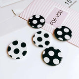 10pcs Resin Flat Back Dots Slice Setting for Jewelry 22mm