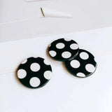 10pcs Resin Flat Back Dots Slice Setting for Jewelry 22mm