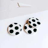 10pcs Resin Flat Back Dots Slice Setting for Jewelry 22mm