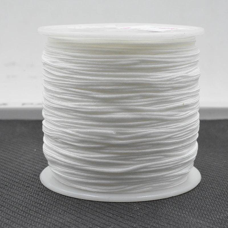 0.8MM Mix Nylon Satin Chinese Knot Silky Macrame Cord