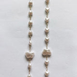 1m ABS Pearl Beaded Chain KC Love Heart Butterfly Beads Copper Chain DIY