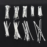 900pcs 0.7mm Silver Head Pins Findings Lot