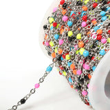 2M Colorful Necklace Chain for Jewelry Making DIY