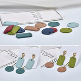 Vintage Paint Matte Earrings Pendant DIY Materials