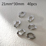 Silver Acrylic Chain Link for Jewelry Making DIY Bag Decoration