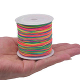 100Yards Nylon Satin Cord Rattail Thread for Jewelry Making