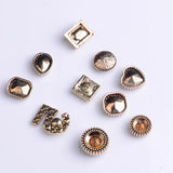Vintage Metal Crystal Rhinestone Craft Accessories DIY Jewelry Making Lot of 20
