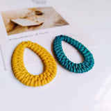 Acrylic Plastic Drop Weave Pendant Eardrop Necklace Charms 10pcs