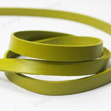 Aaazee 10mmx2mm Flat Cow Hide Leather Strip for DIY Bracelet Making