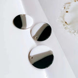 Round Resin Acrylic Plastic Beads for DIY Jewelry 25mm 10pcs