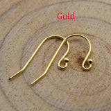 4pcs S925 Sterling Silver Earring Hooks for Jewelry Making
