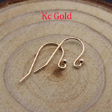 4pcs S925 Sterling Silver Earring Hooks for Jewelry Making