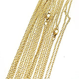 10pcs Rose Silver Metal Chains Necklaces for Pendant Charms Jewelry Making