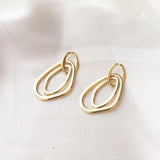 2PCS 14K Plated Drop Shaped Pendant for Earrings DIY
