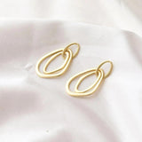 2PCS 14K Plated Drop Shaped Pendant for Earrings DIY