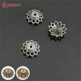 100PCS 12MM Antique Style Bead Caps for DIY Jewelry